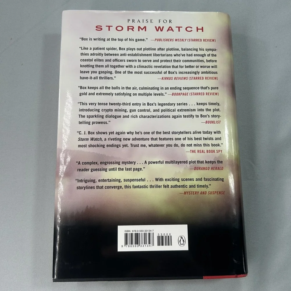 Three-Inch Teeth C.J. Box Joe Pickett Novel Hardcover 2024 Thriller Mystery Book